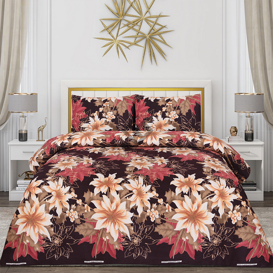 NOIRFLORA BEDSHEET SET - 3 PCS