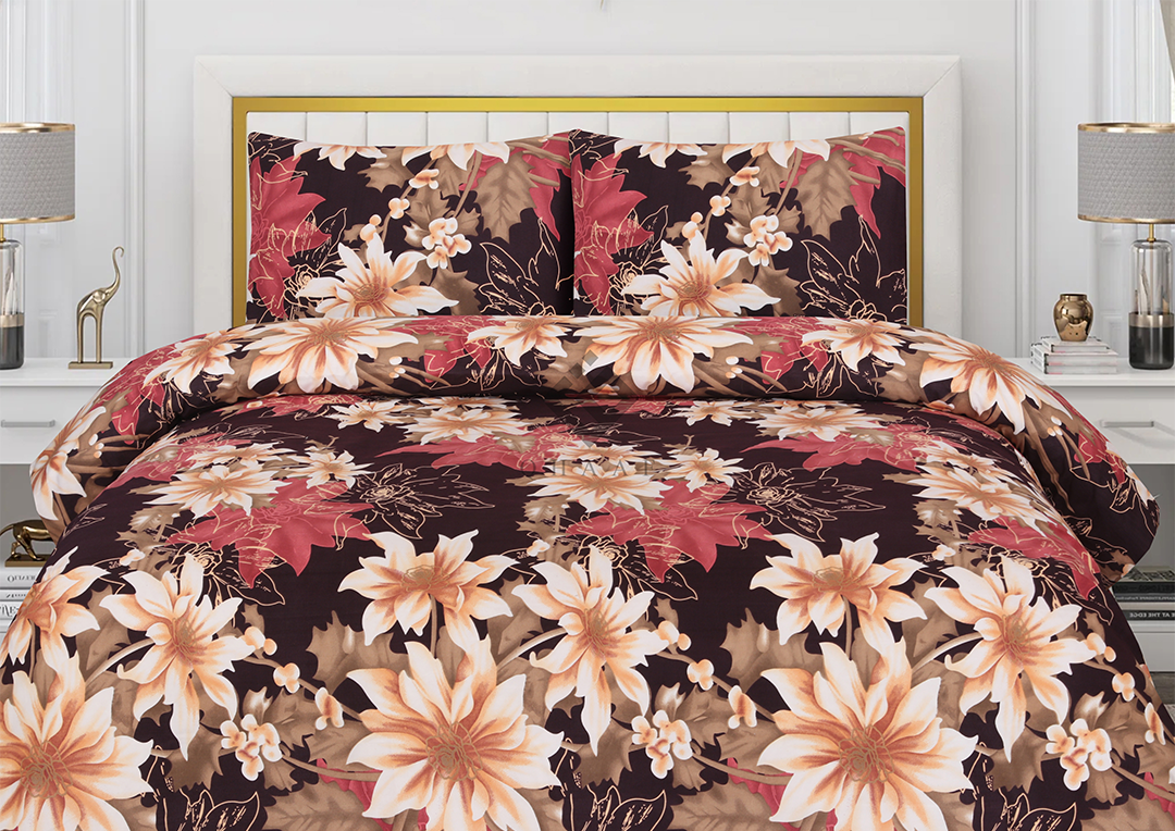 NOIRFLORA BEDSHEET SET - 3 PCS