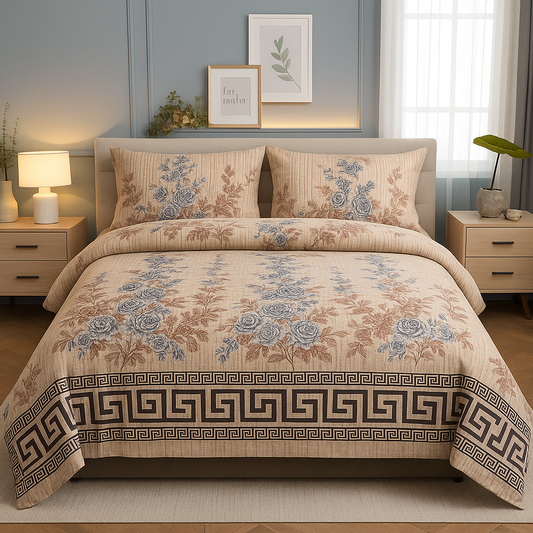 MOCHA BEDSHEET SET - 3 PCS