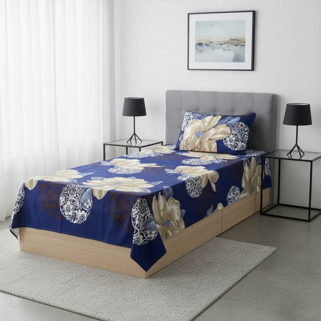 AQUORA SINGLE BEDSHEET SET