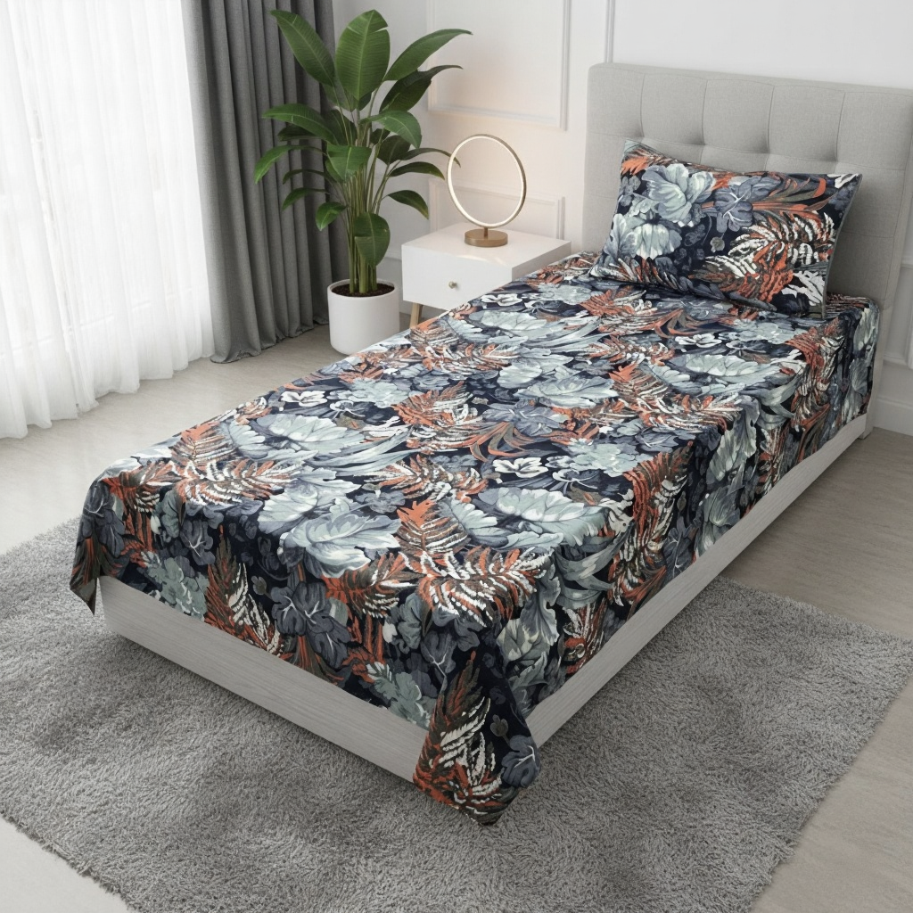 EMERALDA SINGLE BEDSHEET SET