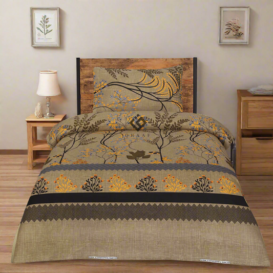 IVORY SINGLE BEDSHEET SET