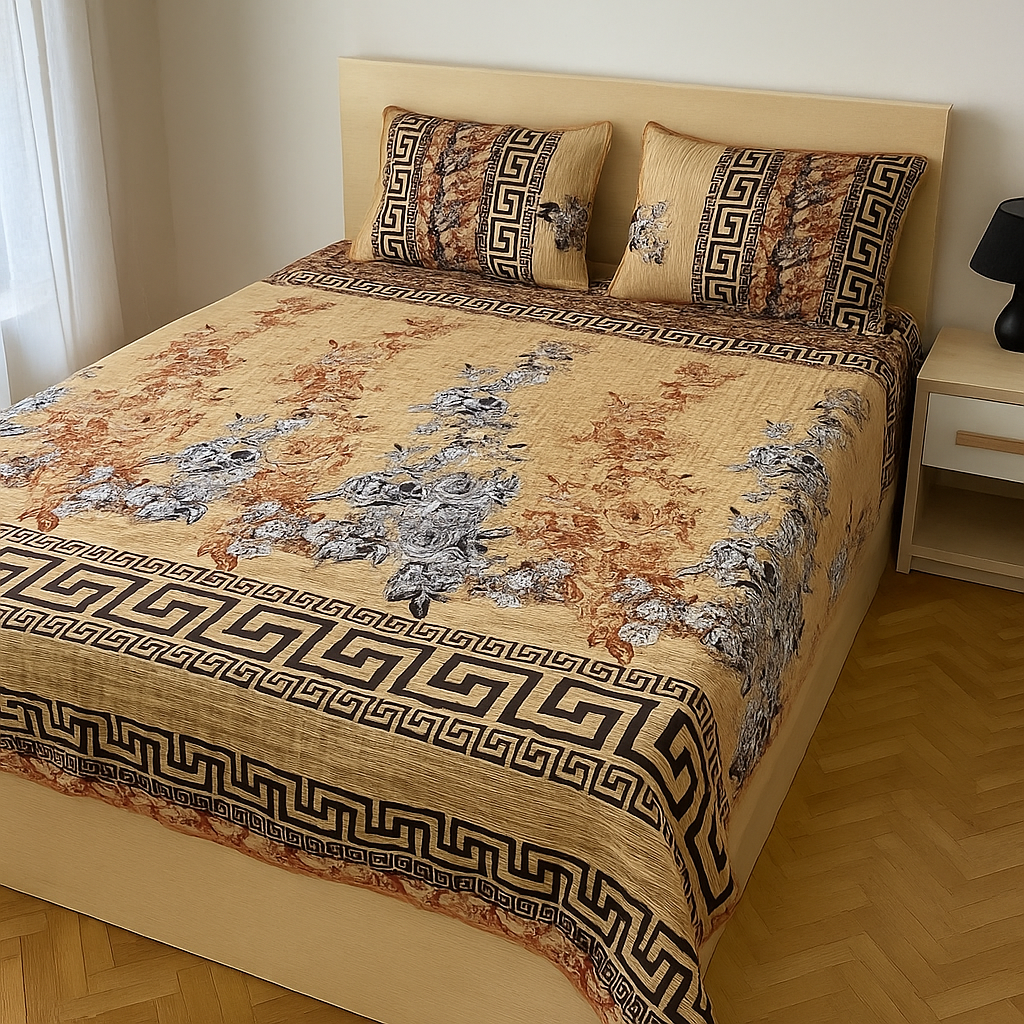 MOCHA BEDSHEET SET - 3 PCS