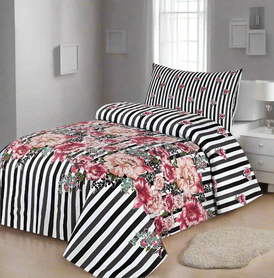 ZEBRINA SINGLE BEDSHEET SET