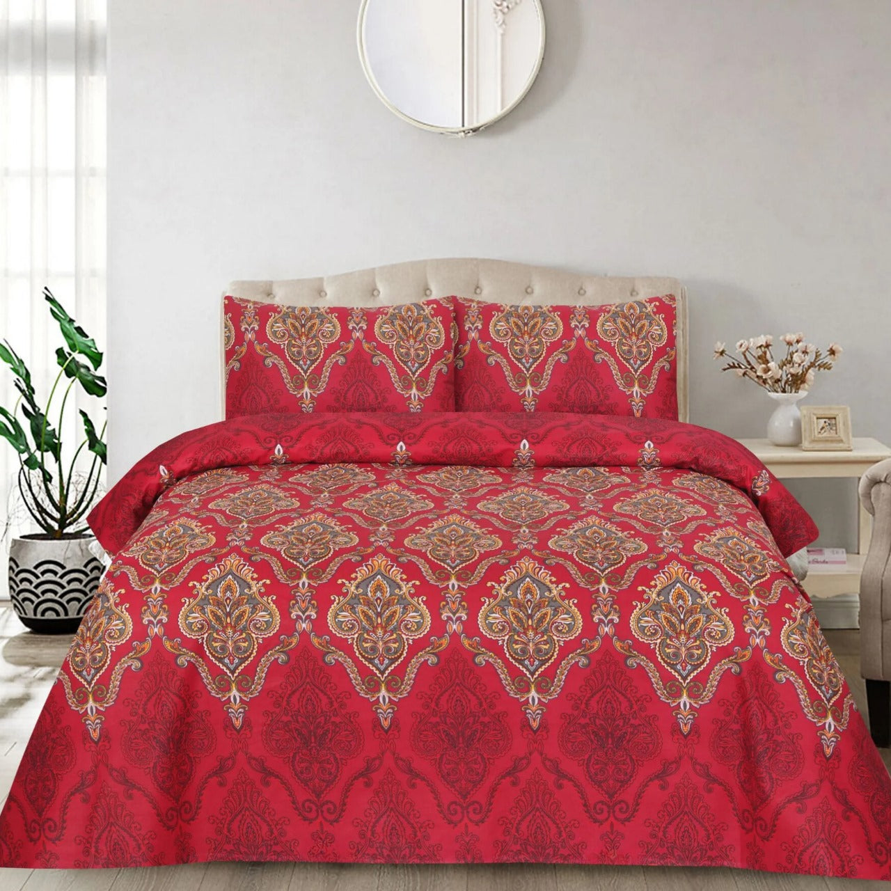 ROUGE BEDSHEET SET - 3 Pcs