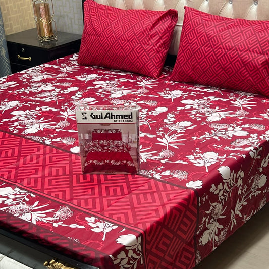 FLAME BEDSHEET SET - 3 Pcs