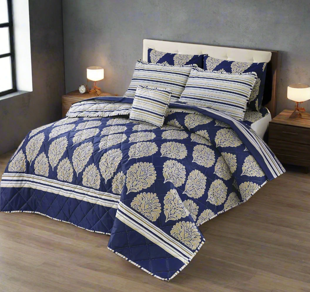 OCEANIX COMFORTER SET- 7 PCS