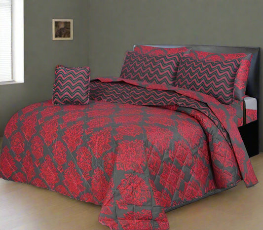 RAVISH COMFORTER SET- 7 PCS