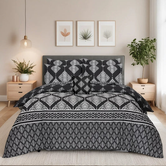 RAVEN COMFORTER SET- 7 PCS