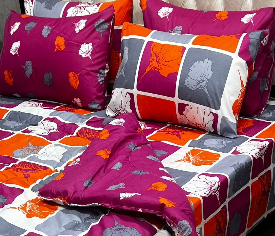 HOTPINK RAZAI SET 6 PCs (Heavy Filling)