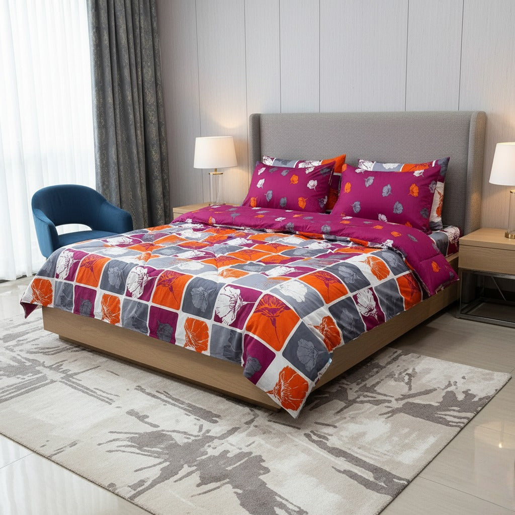 HOTPINK RAZAI SET 6 PCs (Heavy Filling)