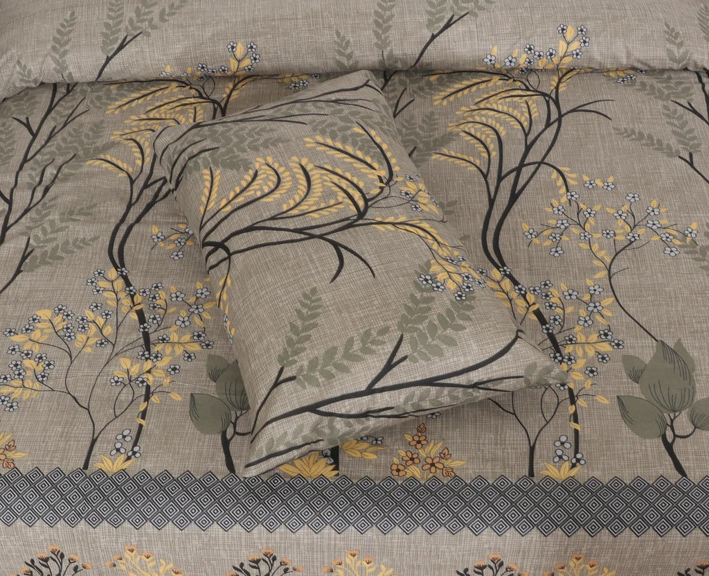 IVORY BEDSHEET SET - 3 Pcs