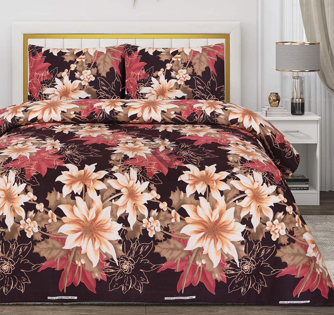 NOIRFLORA BEDSHEET SET - 3 PCS