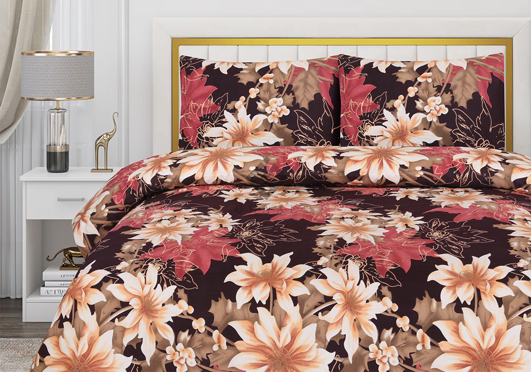 NOIRFLORA BEDSHEET SET - 3 PCS