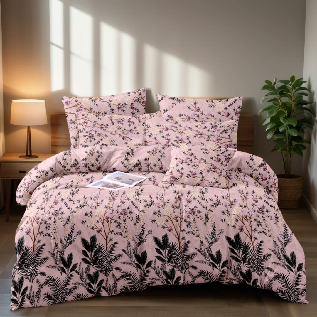 POENY COMFORTER SET- 7 PCS