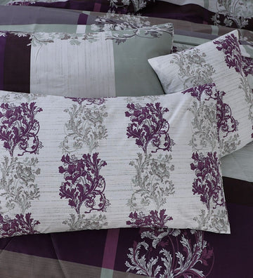 ROYAL VIOLET COMFORTER SET- 7 PCS