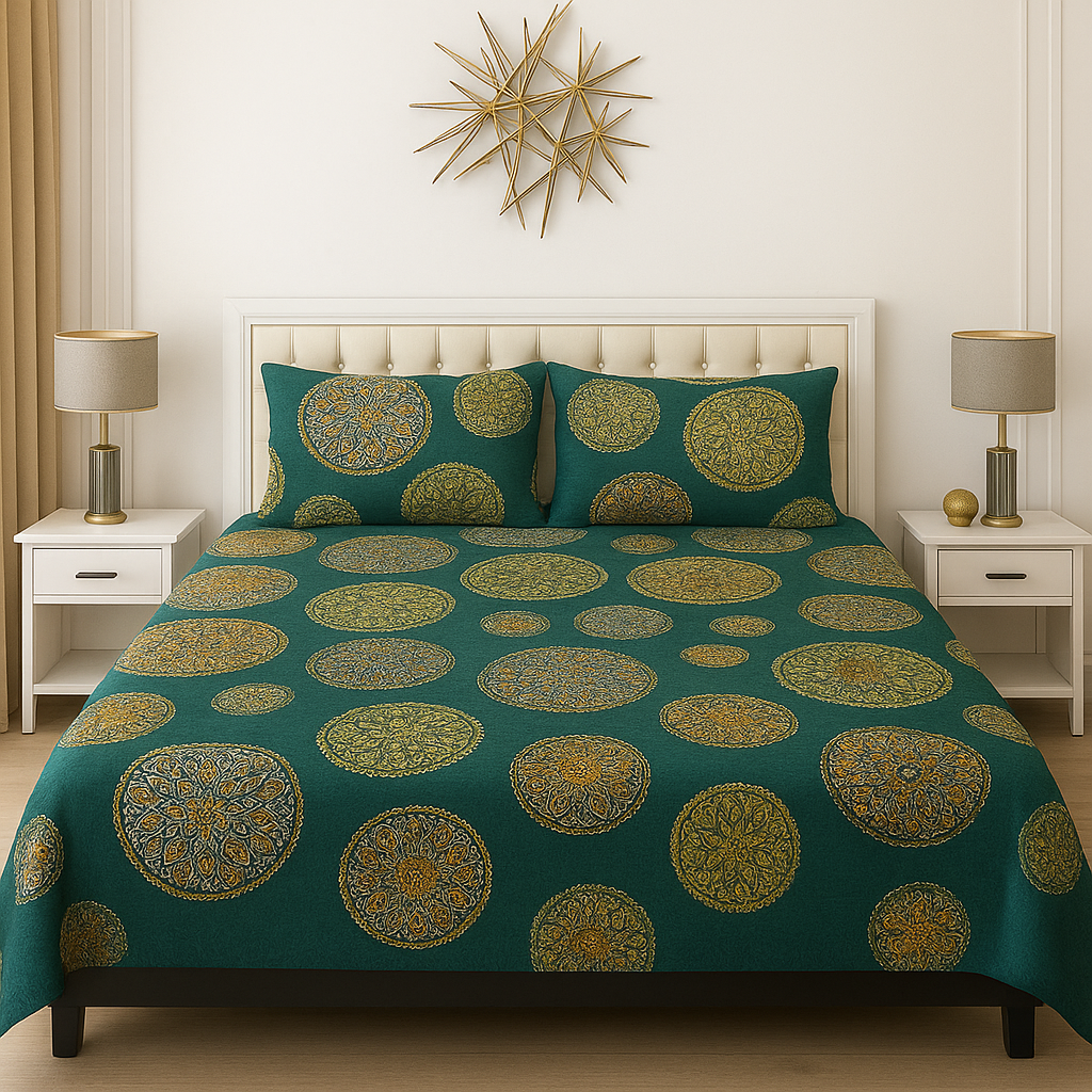 EMERALD BEDSHEET SET - 3 PCS