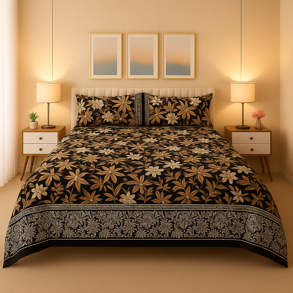 FLORALUXE BEDSHEET SET - 3 PCS