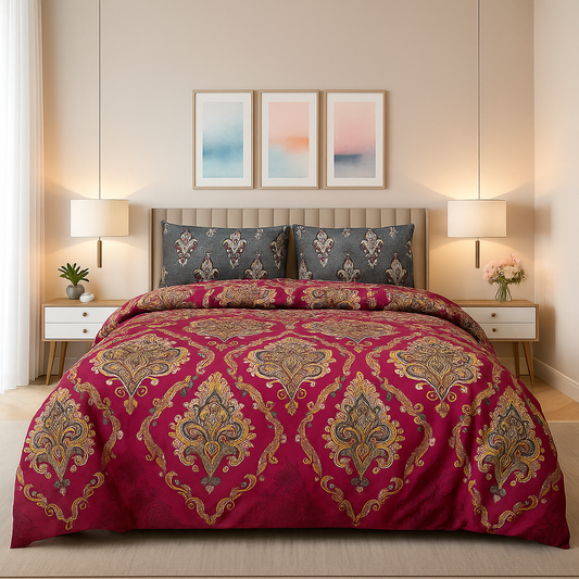ROUGE BEDSHEET SET - 3 Pcs
