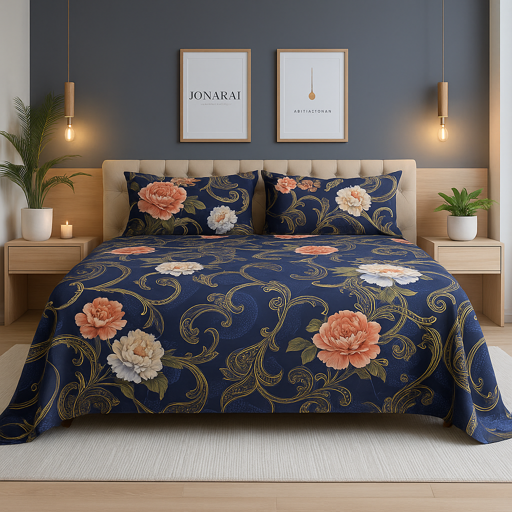 LAGOON BEDSHEET SET - 3 Pcs