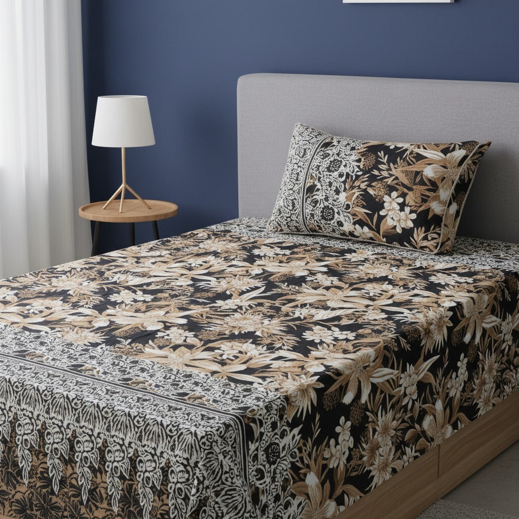 FLORALUXE SINGLE BEDSHEET SET