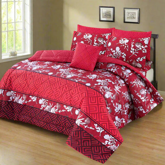 ROSEBUD COMFORTER SET- 7 PCS