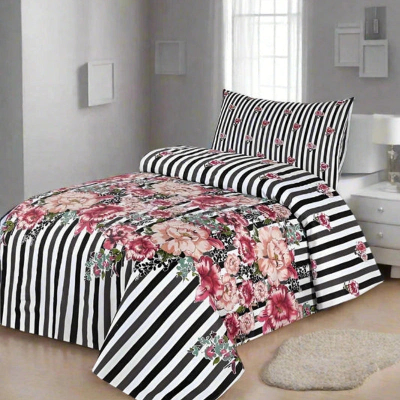 ZEBRINA SINGLE BEDSHEET SET
