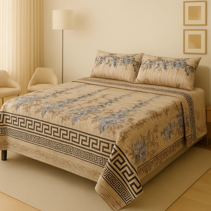 MOCHA BEDSHEET SET - 3 PCS