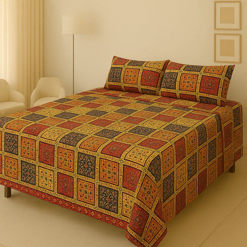 NIZRA BEDSHEET SET - 3 PCS