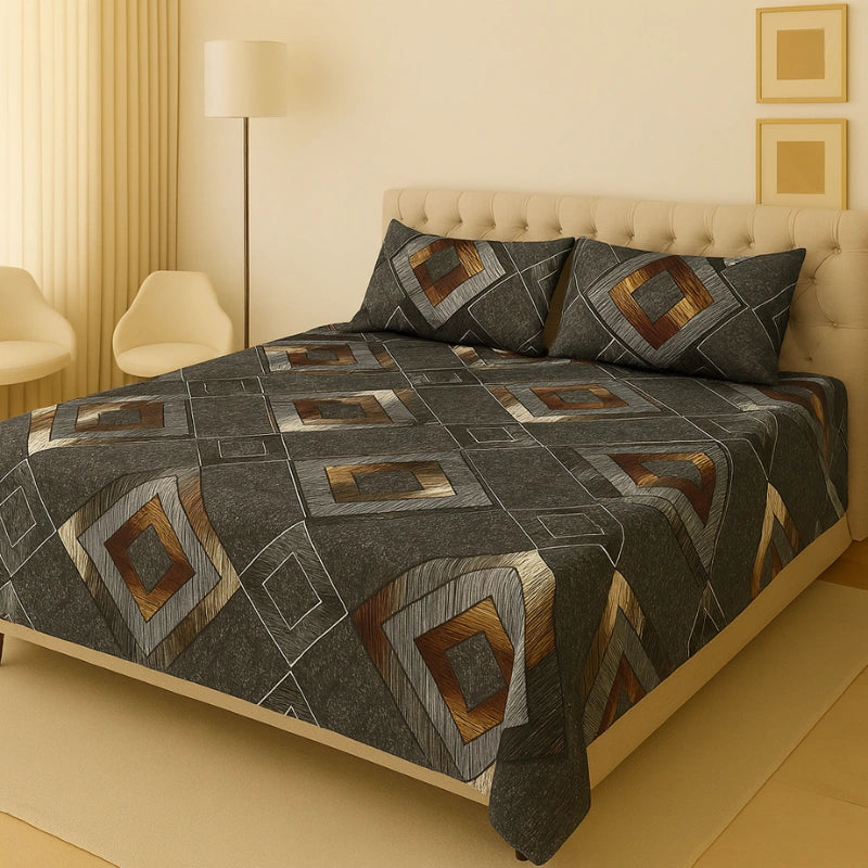 ASH BEDSHEET SET - 3 PCS