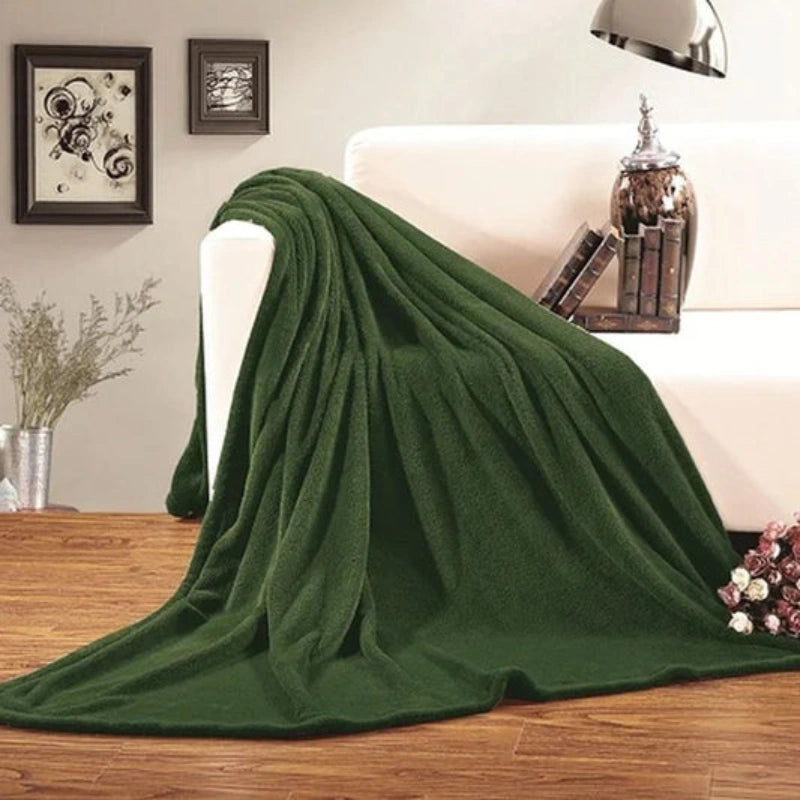 Fleece Blanket Green