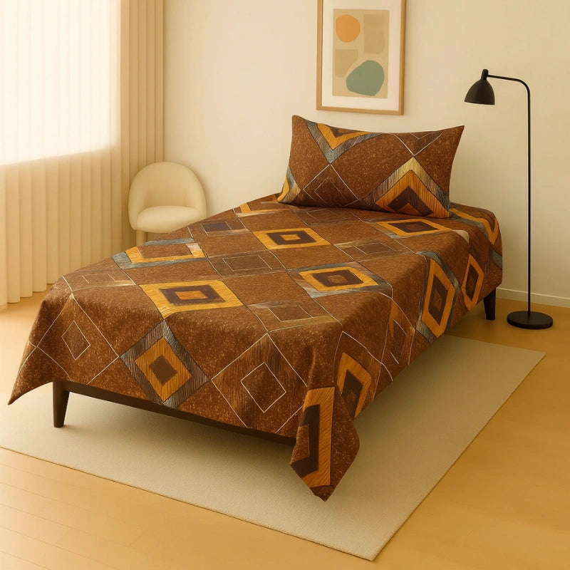 TAWNY SINGLE BEDSHEET SET
