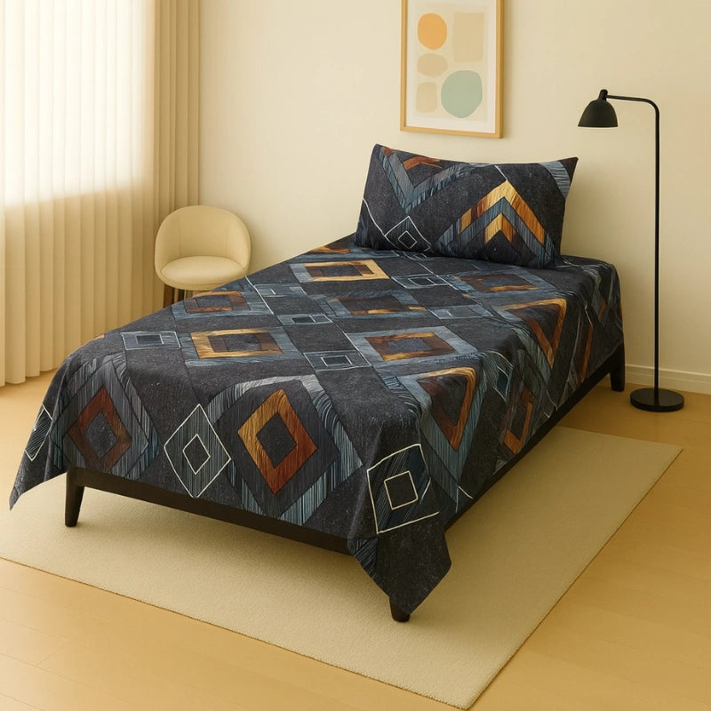 ASH SINGLE BEDSHEET SET