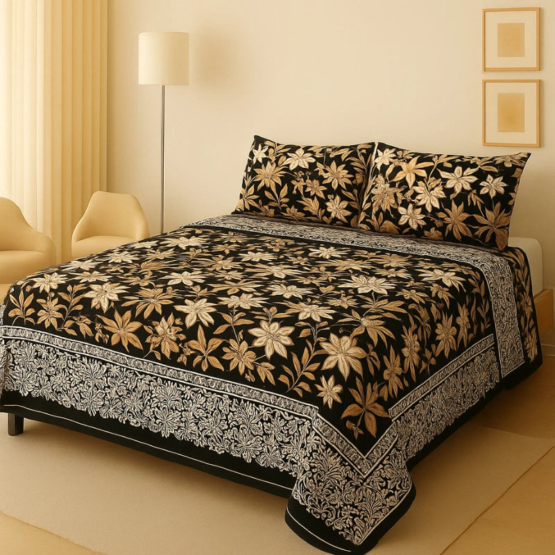 FLORALUXE BEDSHEET SET - 3 PCS