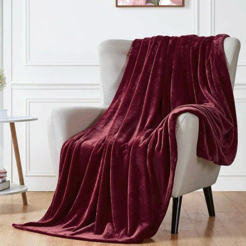 Fleece Blanket Maroon