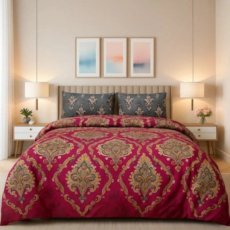 ROUGE BEDSHEET SET - 3 Pcs