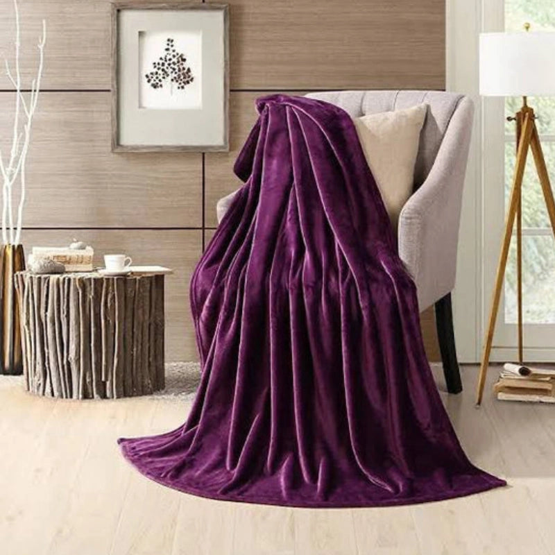 Fleece Blanket Purple