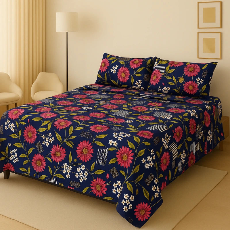 CYANBLU BEDSHEET SET - 3 PCS