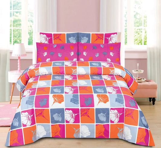 HOTPINK BEDSHEET SET - 3 Pcs