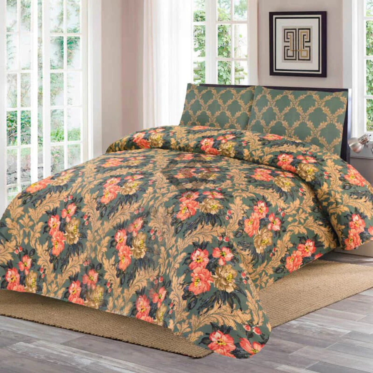 EMERALD BEDSHEET SET - 3 Pcs