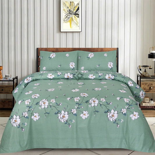EVERGREEN BEDSHEET SET - 3 Pcs