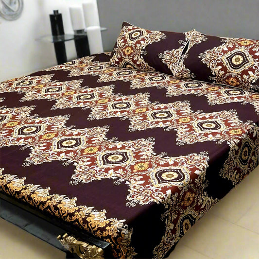 WALNUT BEDSHEET SET - 3 PCS