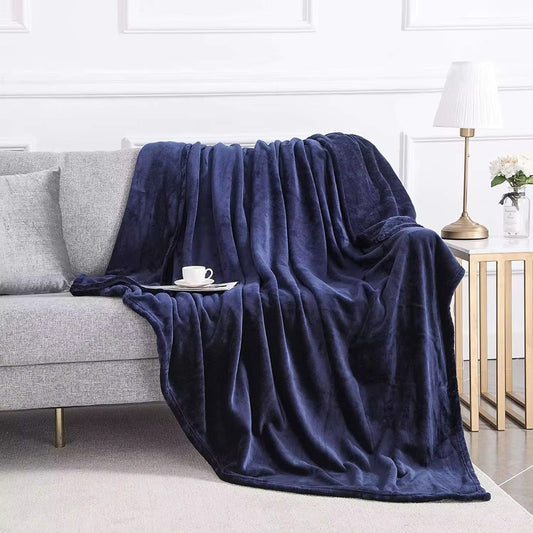 Fleece Blanket Dark Sapphire