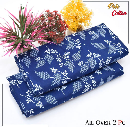 Premium Cotton 2pc All Over Printed ( Polo )
