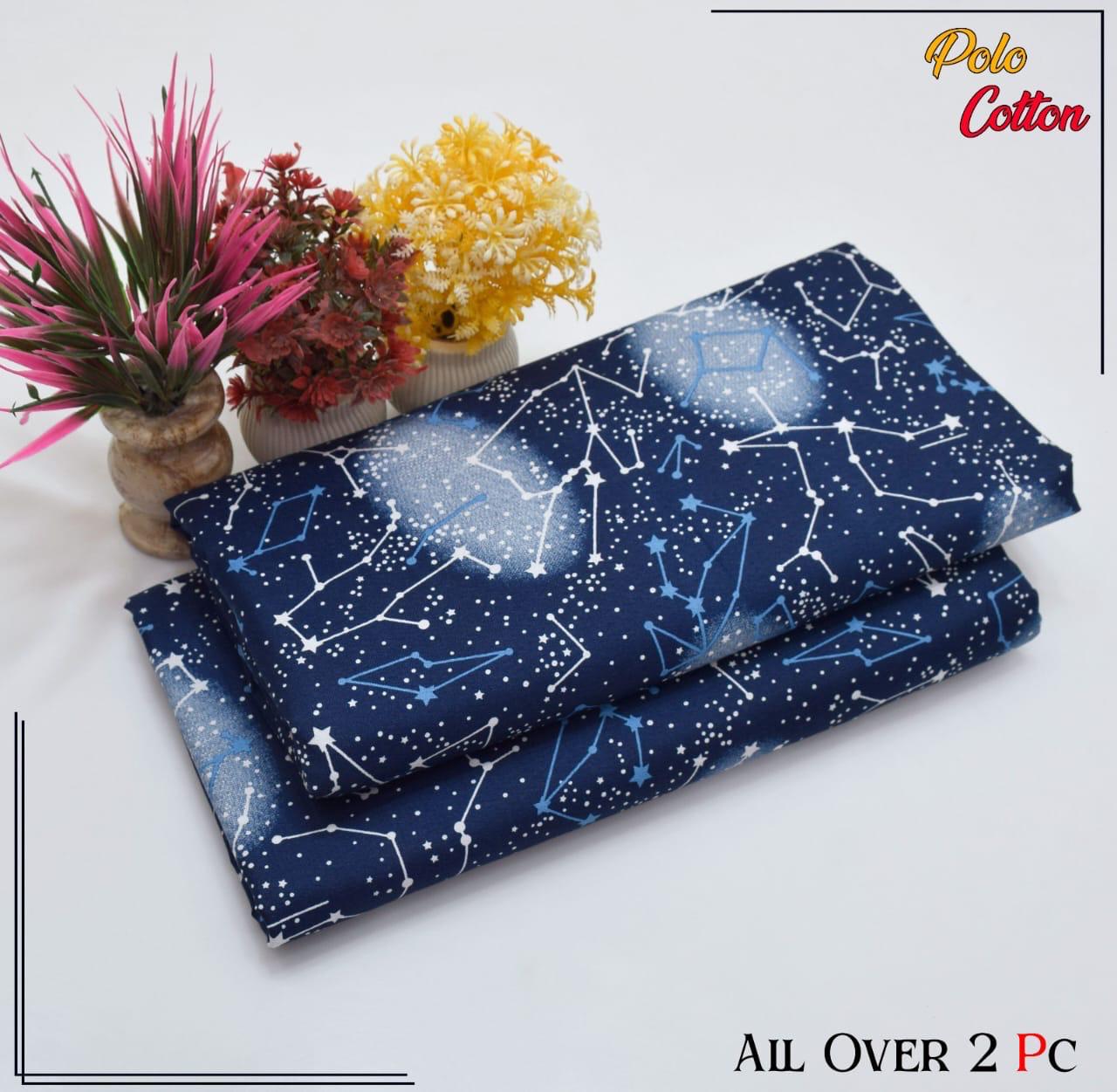 Premium Cotton 2pc All Over Printed ( Polo )