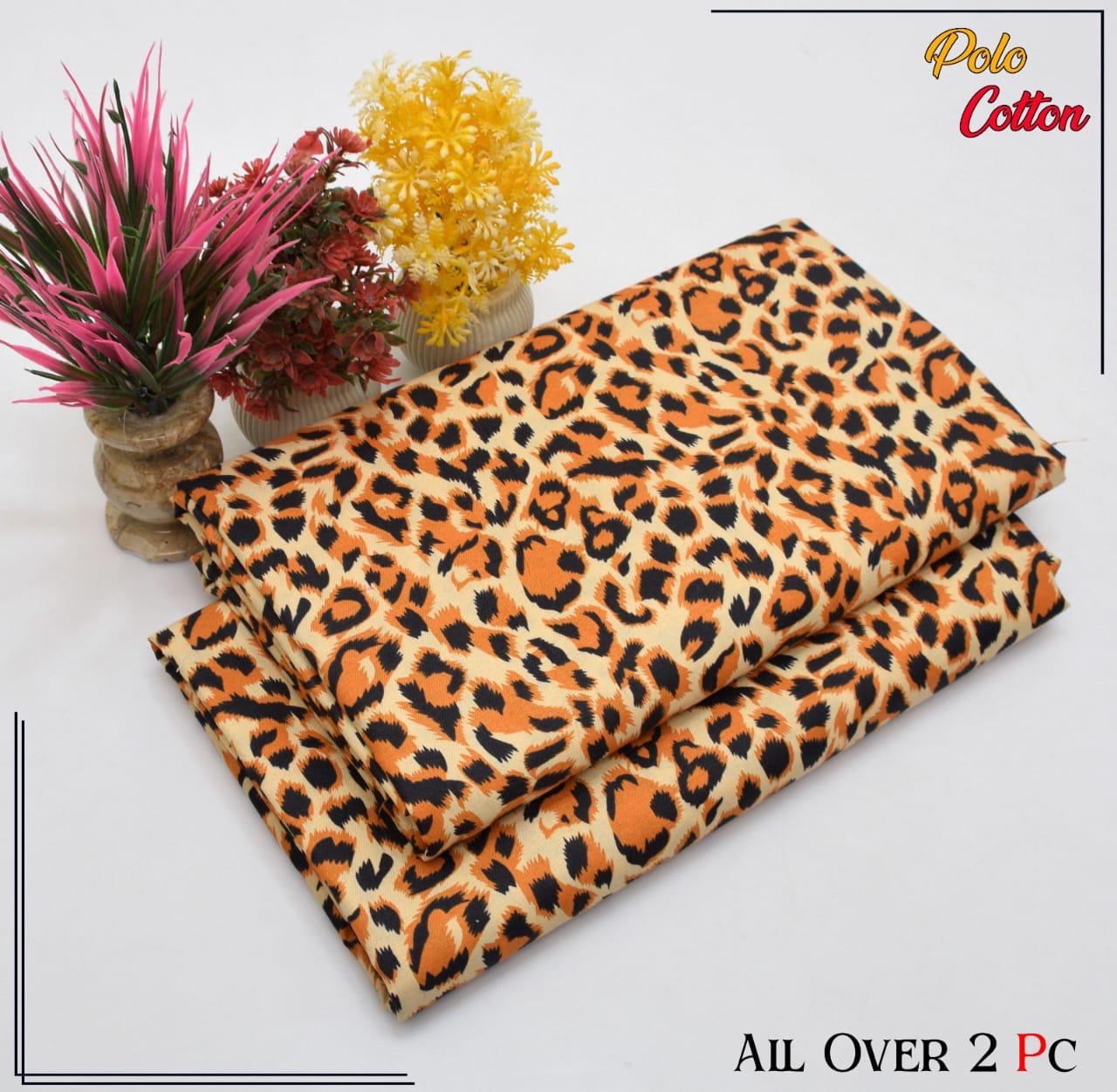 Premium Cotton 2pc All Over Printed ( Polo )