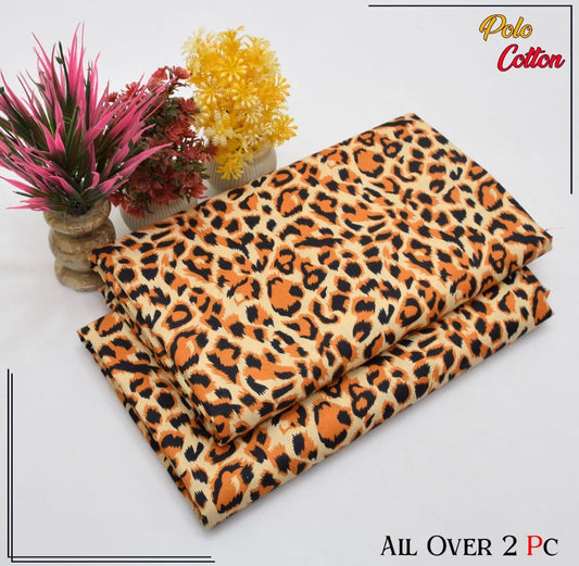 Premium Cotton 2pc All Over Printed ( Polo )