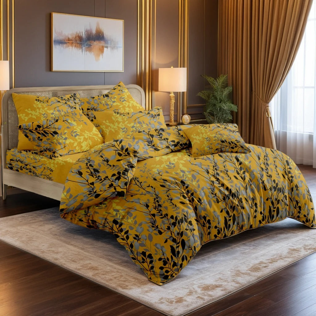 SAFFRON COMFORTER SET- 7 PCS