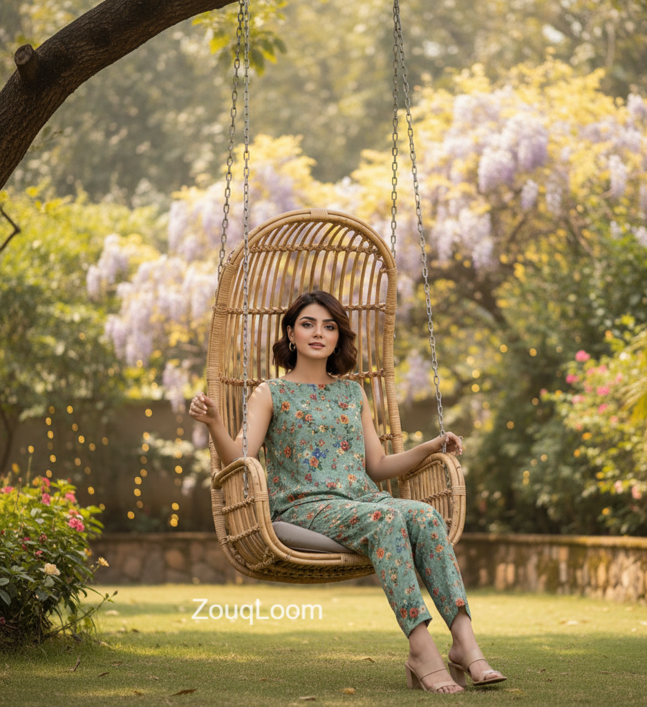 Premium Cotton 2pc All Over Printed ( Polo )