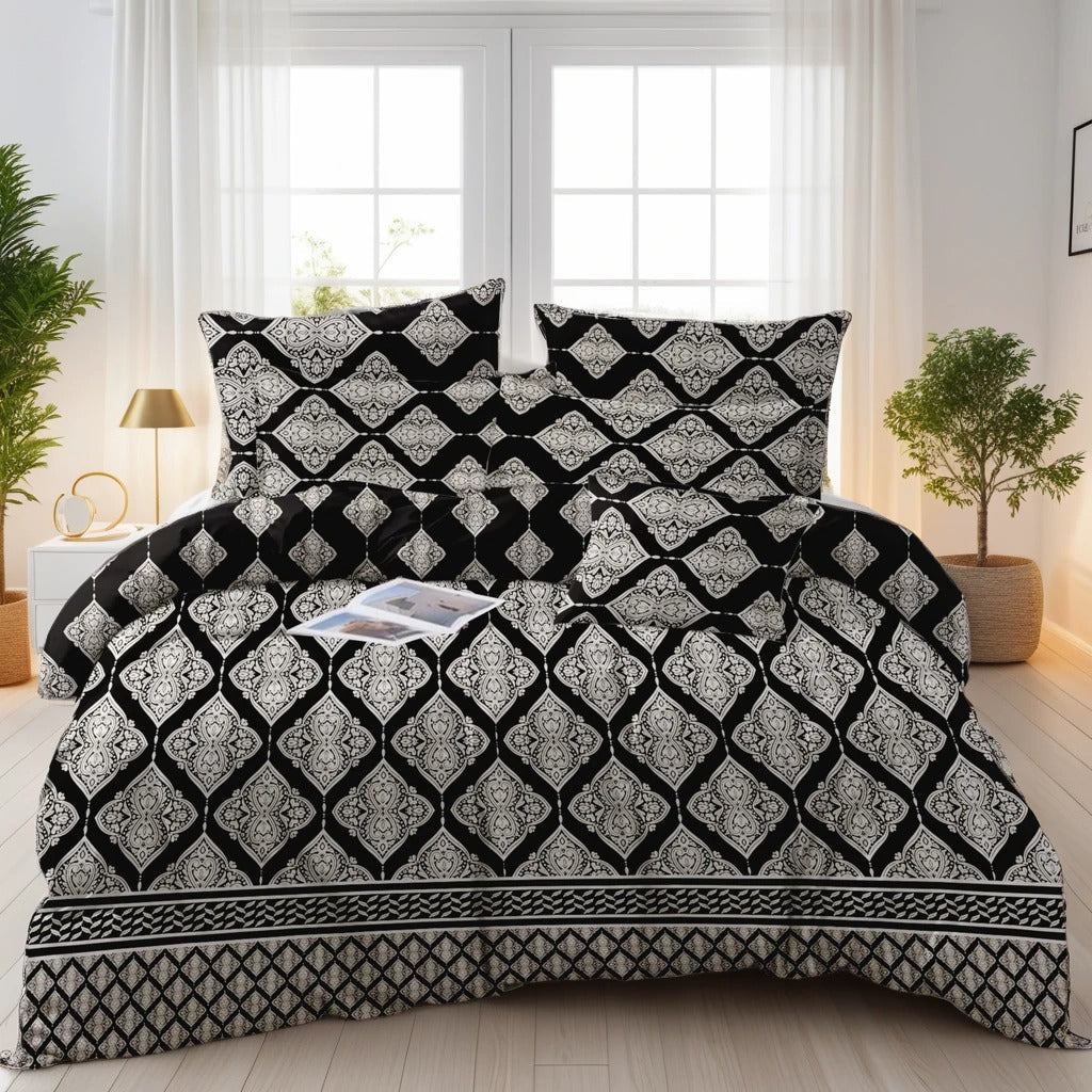 RAVEN COMFORTER SET- 7 PCS